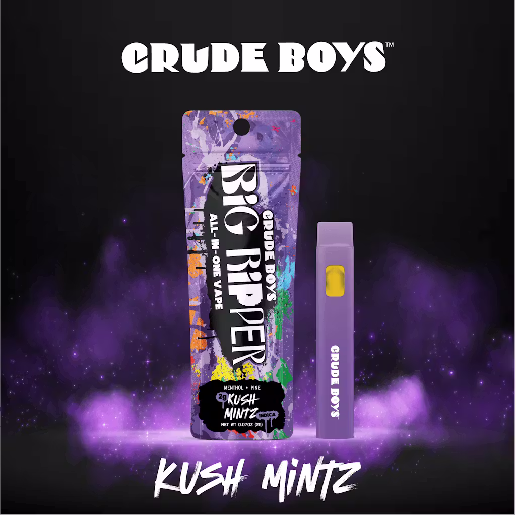 Crude Boys Kush Mintz Disposable Vape Glorious