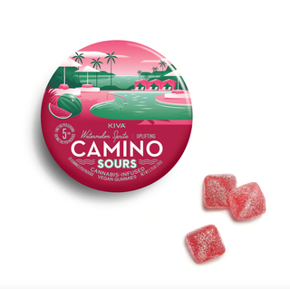 Watermelon Spritz Gummies KIVA Camino Sours