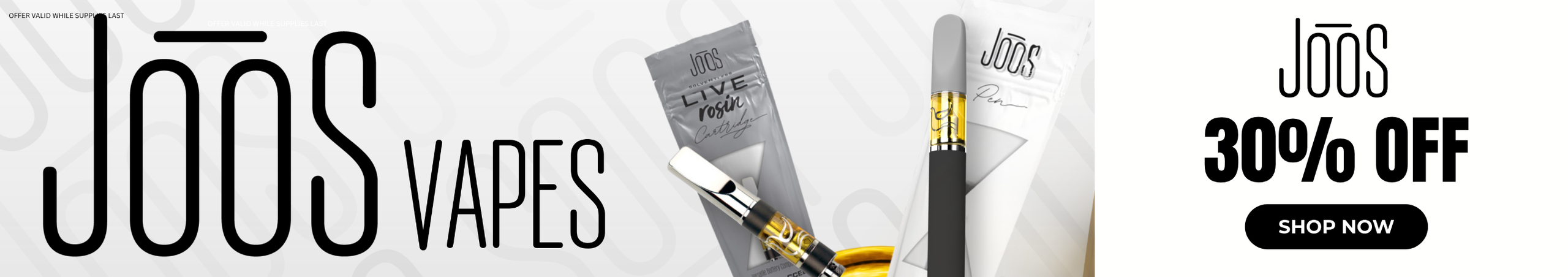 Cannabis Promo, Cannabis Sales, Cannabis Discounts, Cannabis on Sale, 30% Off Joos