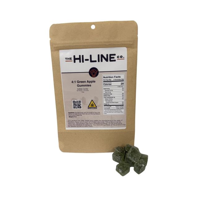 4:1 Green Apple Gummies The Hi-Line Co.