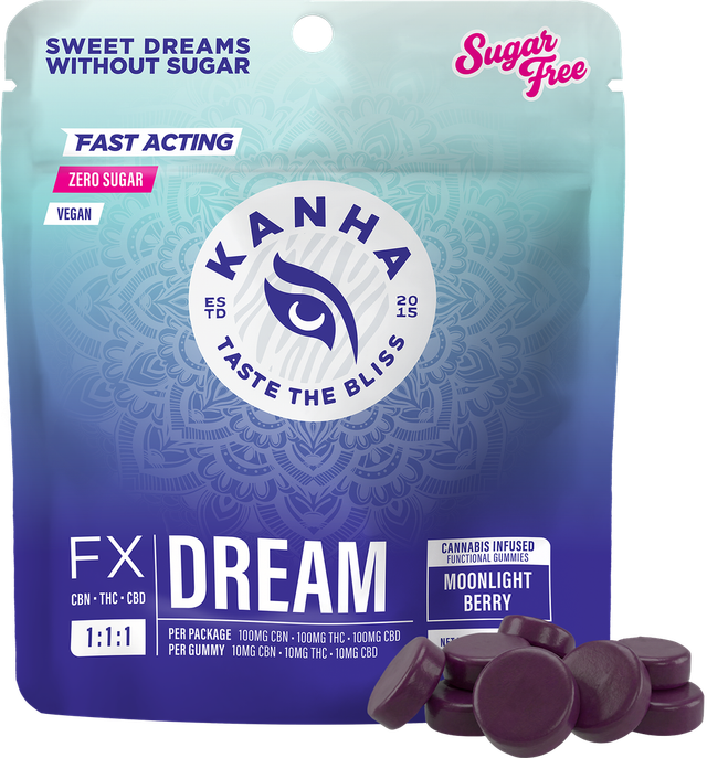 FX - Dream Moonlight Berry 1:1:1 THC:CBN:CBD KANHA