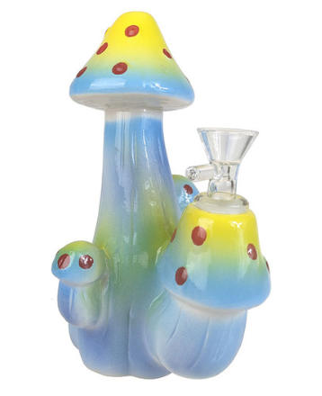 7.7" Ceramic Mushroom Water Pipe HS Wholesale