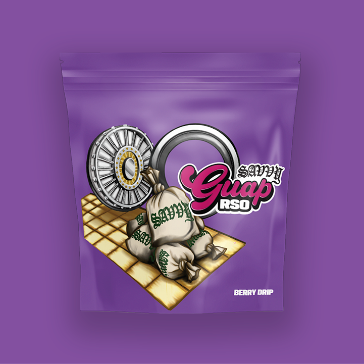 Savvy Guap RSO Berry Drip Gummies 1pk