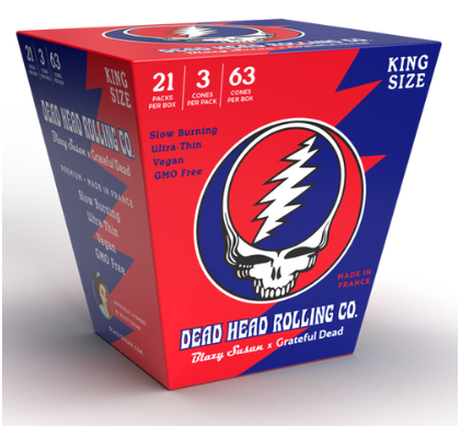 Grateful Dead Cones (King Size) (3ct) Blazy Susan 
