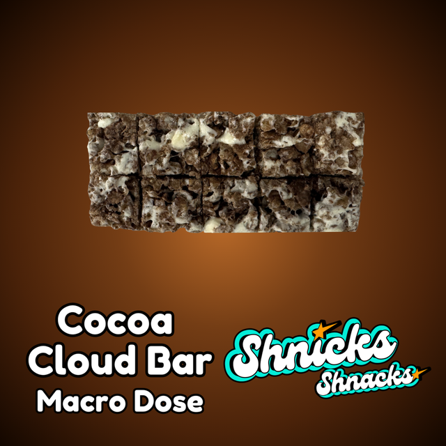 Cocoa Cloud Bar Macro Dose Shnicks Shnacks