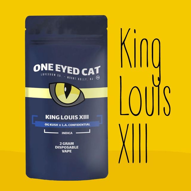 King Louis XIII One Eyed Cat