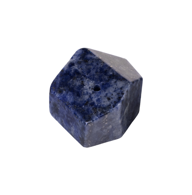Faceted Incesne Holder (Blue Sodalite) Medusa