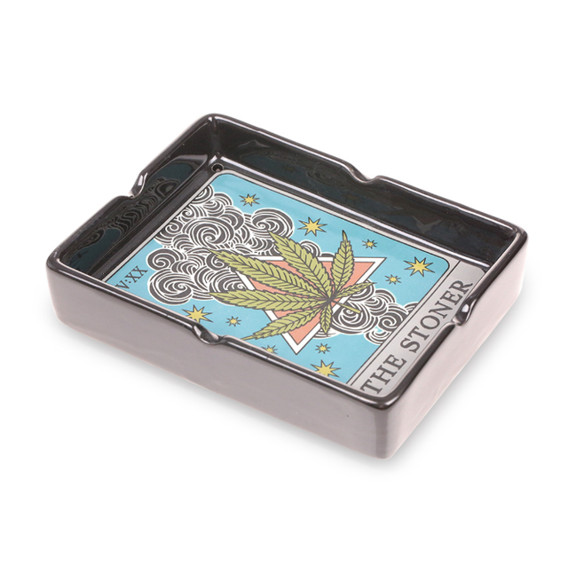 Tarot Card Ashtray (The Stoner) Fantasy Ashtrays