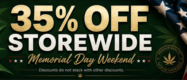Cannabis Promo, Cannabis Sales, Cannabis Discounts, Cannabis on Sale, 35% Mem