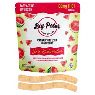 Sour Watermelon Belts Indica  Big Pete's Treats