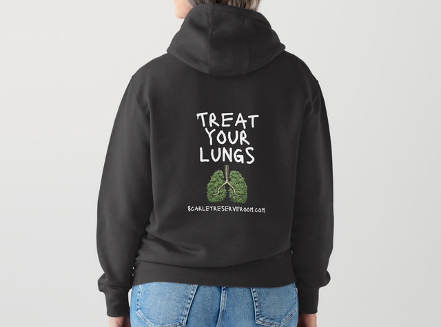 Treat Your Lungs Large Scarlet Reserve Room