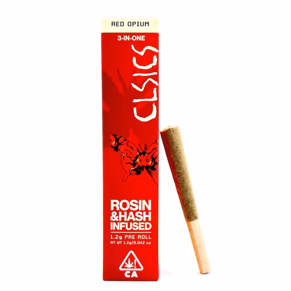 Red Opium TRIFECTA Preroll CLSICS
