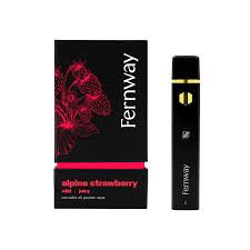 Alpine Strawberry Traveler Vape Pen 1000mg Fernway