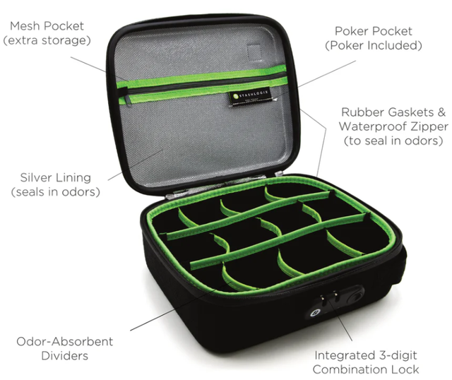 Silverton Black Case Large StashLogix