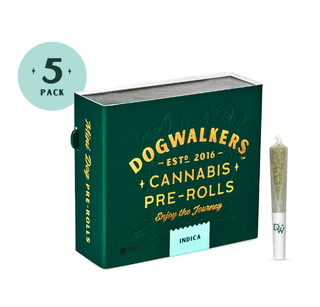 Cannabis Promo, Cannabis Sales, Cannabis Offers, Cannabis on Sale, Dogwalkers: Two 5pk Prerolls (Non-Infused) For $35 3