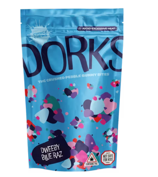 Dorks Dweeby Blue Raz Gummies Choice Chews