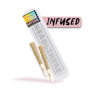 Cannabis Promo, Cannabis Sales, Cannabis Offers, Cannabis on Sale, Headliners: Two Infused 1g/2pk.5g Prerolls for $30 1