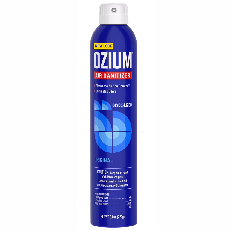 Ozium Air Sanitizer Spray New Car Scent