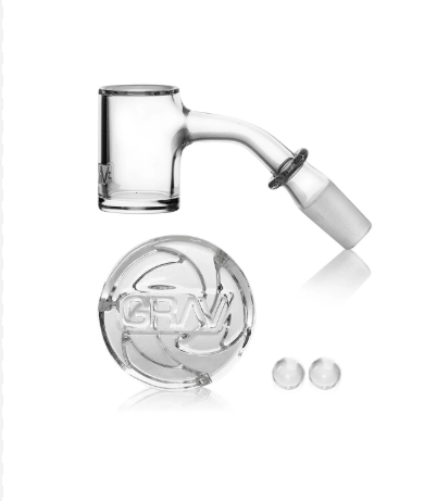 GRAV Seamless Quartz Set 14mm M 45 Degree