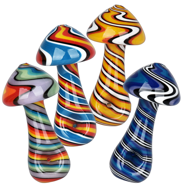 Wig Wag Mushroom Glass Hand