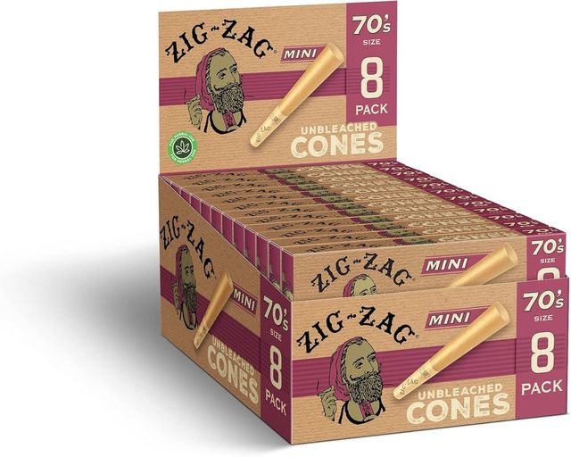 Zig Zag Unbleached Mini Zig-Zag