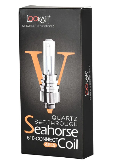 Seahorse Quartz See-Through Coil Lookah