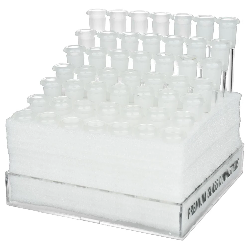 Glass Downstems & Display