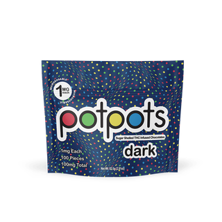 Sugar Shelled Dark Chocolate Potpots Sugar Shelled Dark Chocolate Potpots