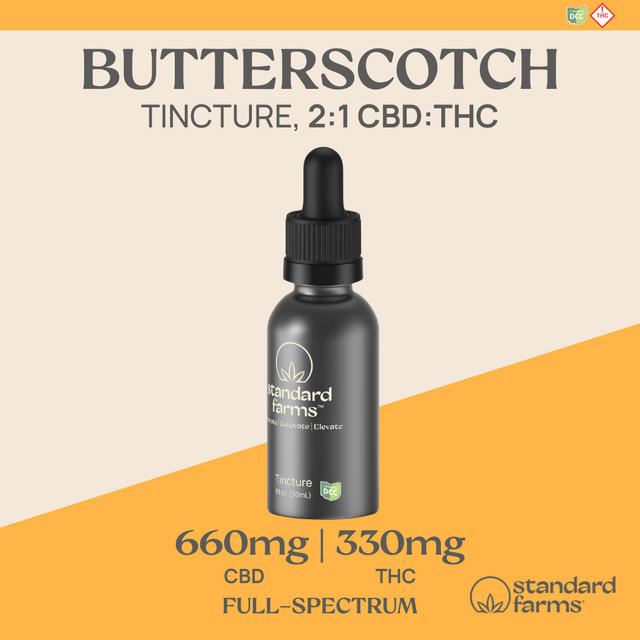 Butterscotch Anytime 2:1 CBD:THC Standard Farms