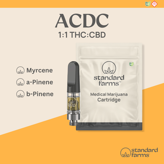 ACDC 1:1 THC:CBD  Standard Farms