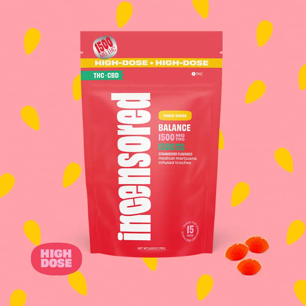 Strawberry Balance 1:1 CBD:THC inc(ensored)