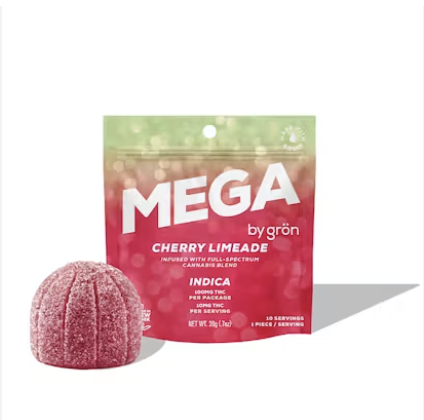 Gron Cherry Limeade (Indica) 🍒🍋 Gummy 100mg