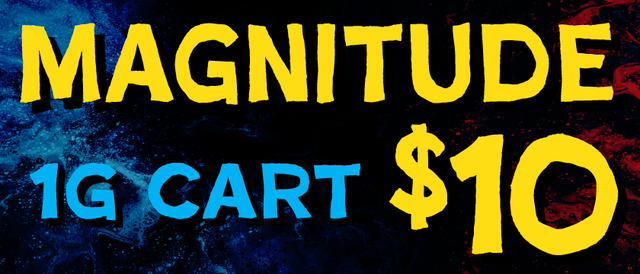 Cannabis Promo, Cannabis Sales, Cannabis Discounts, Cannabis on Sale, Magnitude Carts 1G — $10