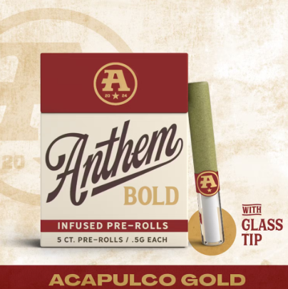 Anthem Bold - Sativa Acapulco Gold Infused Grassroots