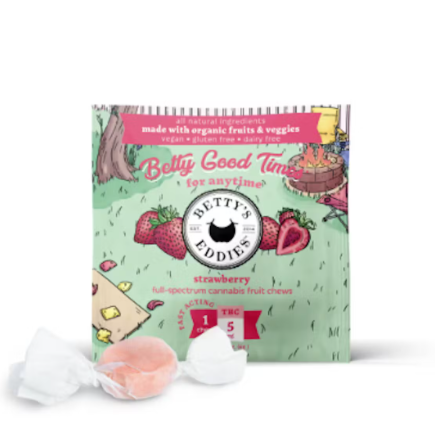 Strawberry Single (1Pc) Betty'S Eddies