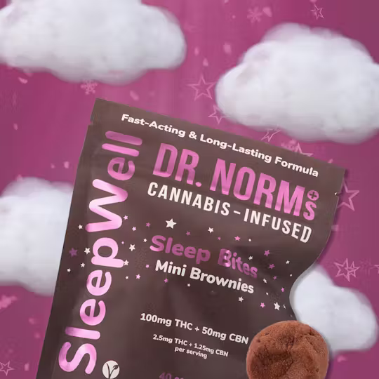 Mini Sleep Brownies 2:1 CBN 10 Pack Dr. Norm's