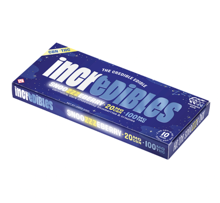Snoozzzeberry Bar (THC:CBN) Incredibles