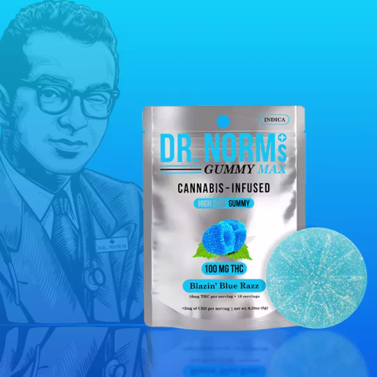 Blazin Blue Razz MAX Single Dr. Norm's