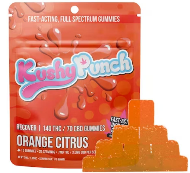 Orange Citrus Recover 10 Pk (60Mg THC Kushy Punch
