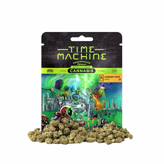 Cannabis Promo, Cannabis Sales, Cannabis Discounts, Cannabis on Sale, 29% Time Machine 3.5g 3