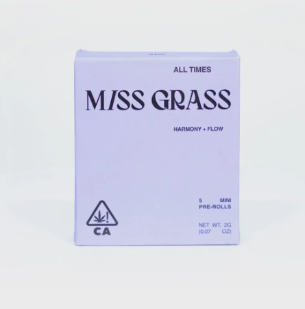 "All Times" Mini Pre Roll Miss Grass