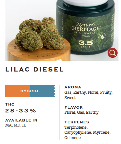 Lilac Diesel Nature's Heritage