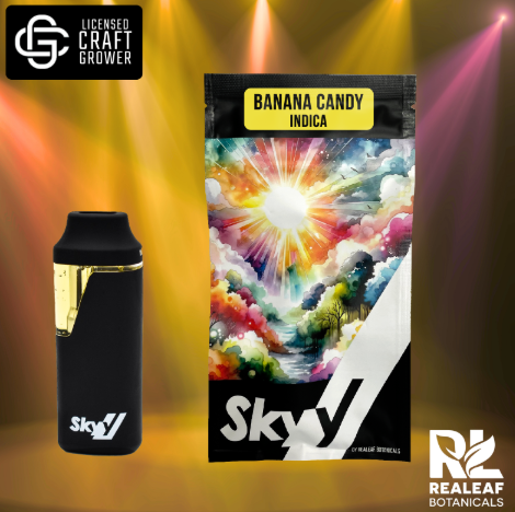 Skyy - Banana Candy - Disposable Realeaf
