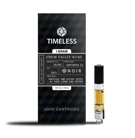 Timeless - Chem Valley Kush Cartridge Noir