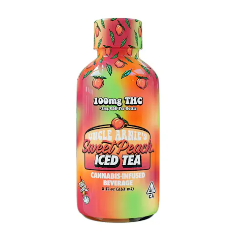 Sweet Peach Iced Tea (8Oz) Uncle Arnies