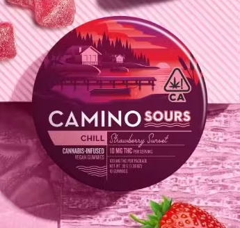 Kiva Camino Sours Strawberry Sunset Cresco
