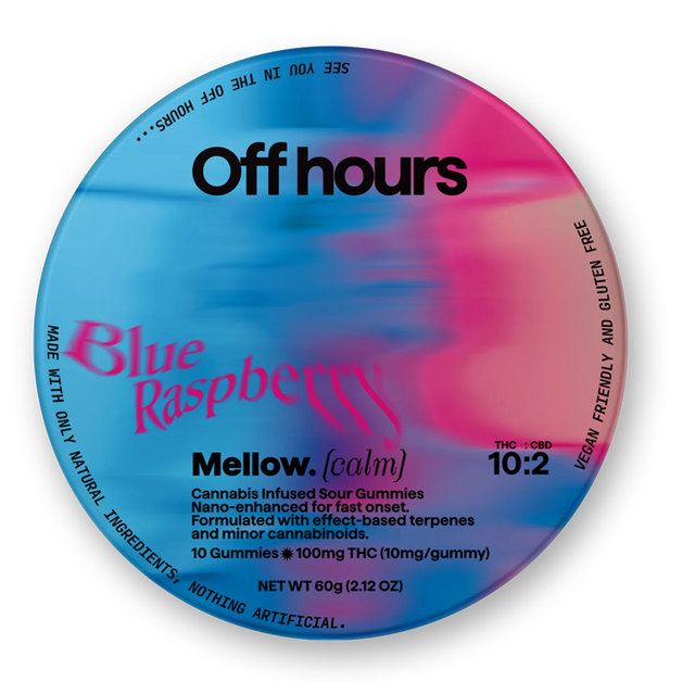 Blue Raspberry Mellow Off Hours