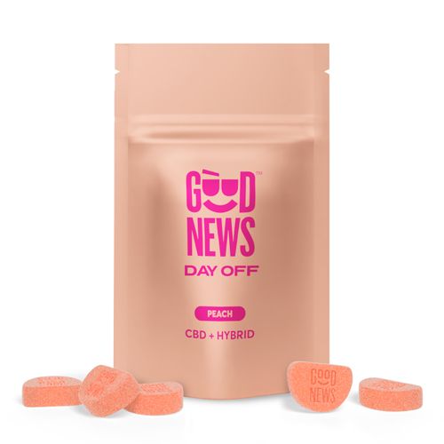Day Off Peach 1:1 THC:CBD Good News