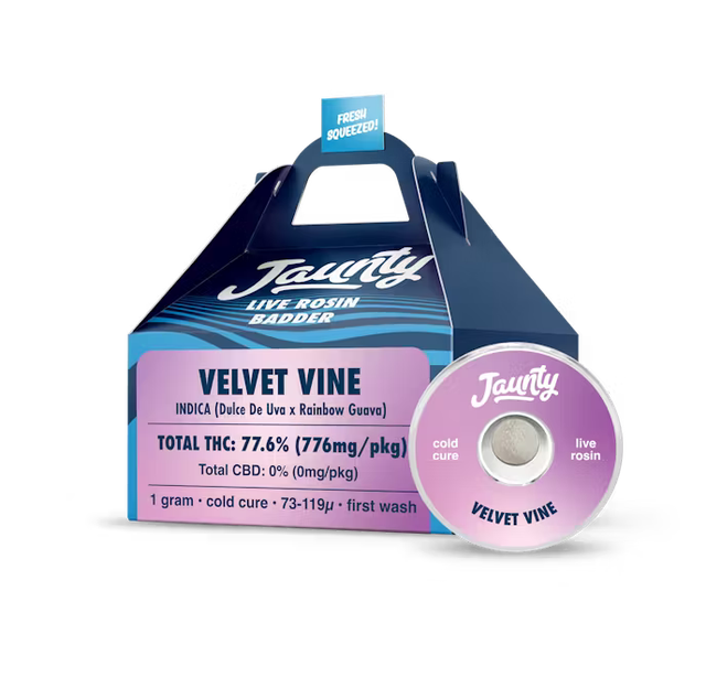 Velvet Vine Cold Cure Badder Jaunty