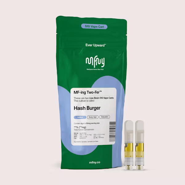 Hashburger Live Resin Vape MFNY